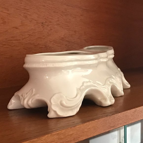 Vintage Nymphenburg Western Germany Porcelain Double Planter/Vase IV Circa 1945- - Picture 4 of 8